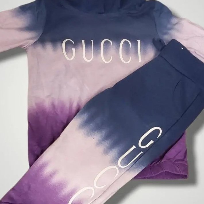 Luxury Custom Girls Gucci Tie-Dye Set